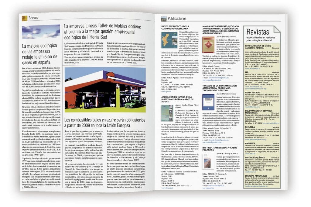 Maquetación de revistas y libros